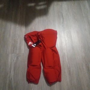 Adidas Climalite Football Pants Integrated Pads Red Men's Size Medium A58731